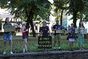 Dont Be Silent! Captivity Kills! rally in Kyiv