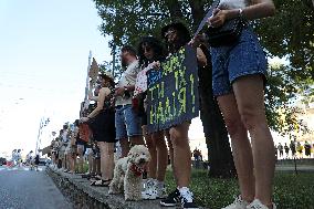 Dont Be Silent! Captivity Kills! rally in Kyiv