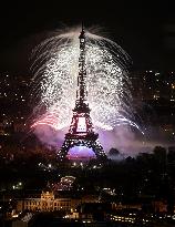 Fireworks in Paris