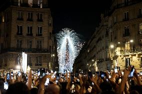 Fireworks in Paris