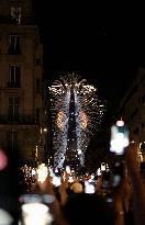 Fireworks in Paris