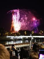 Fireworks in Paris