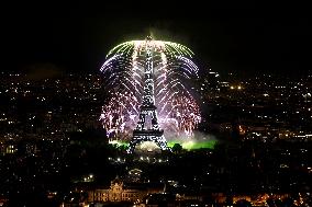 Fireworks in Paris