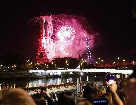 Fireworks in Paris