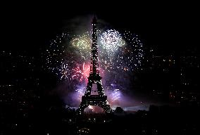 Fireworks in Paris