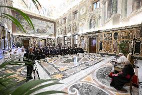 Pope Francis Holds An Audience - Vatican