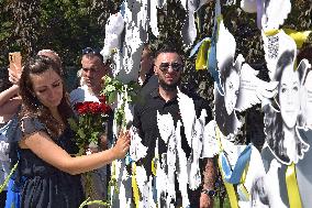 Vinnytsia pays tribute to victims of Russian missile strikes on July 14, 2022