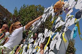 Vinnytsia pays tribute to victims of Russian missile strikes on July 14, 2022