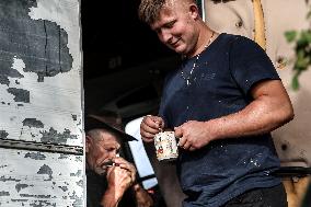 Traditional Cheese Making In High Mountains In Poland