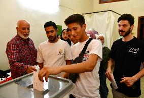 SYRIA-DAMASCUS-PARLIAMENTARY ELECTIONS-START