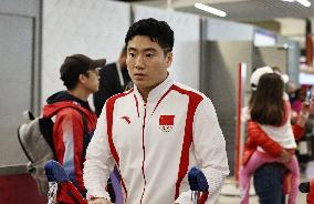 (SP)FRANCE-PARIS-OLYMPIC-CHINESE TABLE TENNIS TEAM-ARRIVAL