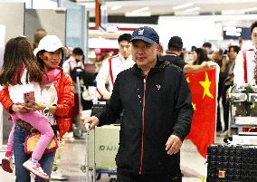 (SP)FRANCE-PARIS-OLYMPIC-CHINESE TABLE TENNIS TEAM-ARRIVAL