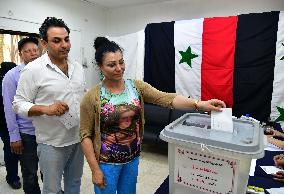 SYRIA-DAMASCUS-PARLIAMENTARY ELECTIONS-START