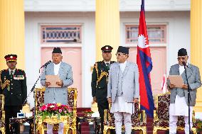 NEPAL-KATHMANDU-NEW PRIME MINISTER-SWEARING-IN CEREMONY
