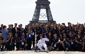 (SP)FRANCE-PARIS-OLYMPIC GAMES-TORCH RELAY