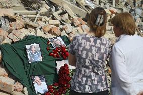 Requiem for victims of Russian missile strike on Ohmatdyt Hospital in Kyiv