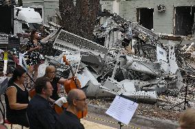 Requiem for victims of Russian missile strike on Ohmatdyt Hospital in Kyiv