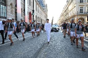 Olympic Flame in Paris - Day One