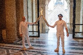 Olympic Flame in Paris - Day One