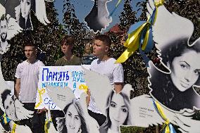 Vinnytsia pays tribute to victims of Russian missile strikes on July 14, 2022