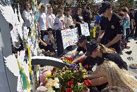 Vinnytsia pays tribute to victims of Russian missile strikes on July 14, 2022