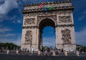 (SP)FRANCE-PARIS-OLYMPIC GAMES-TORCH RELAY