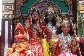 Last Day Of The Rath Yatra Festival In India