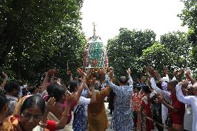 Last Day Of The Rath Yatra Festival In India