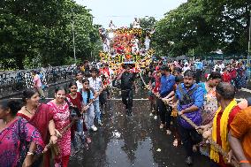 Last Day Of The Rath Yatra Festival In India