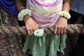 Last Day Of The Rath Yatra Festival In India