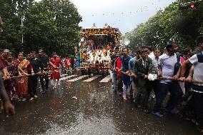 Last Day Of The Rath Yatra Festival In India