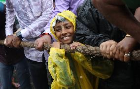 Last Day Of The Rath Yatra Festival In India