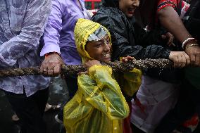 Last Day Of The Rath Yatra Festival In India