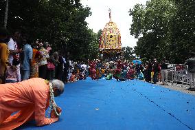 Last Day Of The Rath Yatra Festival In India