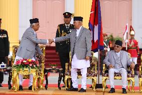 Nepal Prime Minister KP Sharma Oli Takes Oath For Fourth Term