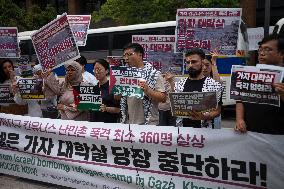 Pro-Palestinian Protest In Seoul