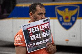 Pro-Palestinian Protest In Seoul