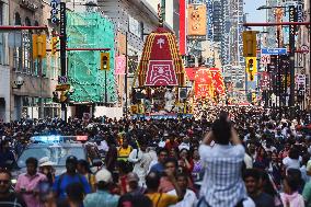 Rath Yatra Festival Grand Procession In Toronto