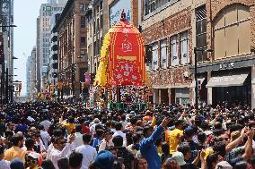 Rath Yatra Festival Grand Procession In Toronto