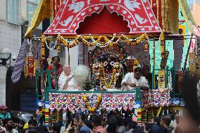 Rath Yatra Festival Grand Procession In Toronto