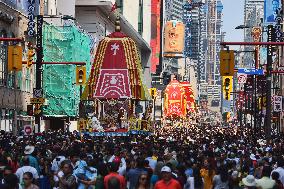 Rath Yatra Festival Grand Procession In Toronto