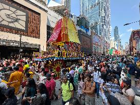 Rath Yatra Festival Grand Procession In Toronto