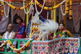 Rath Yatra Festival Grand Procession In Toronto