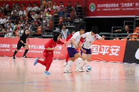 (SP)CHINA-LANZHOU-FOOTBALL-WOMEN'S FUTSAL INTERNATIONAL TOURNAMENT (CN)