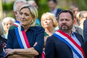 Marine Le Pen Attends Bastille Day Celebrations - Henin-Beaumont