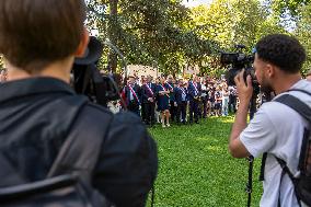 Marine Le Pen Attends Bastille Day Celebrations - Henin-Beaumont