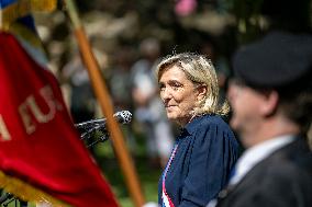 Marine Le Pen Attends Bastille Day Celebrations - Henin-Beaumont