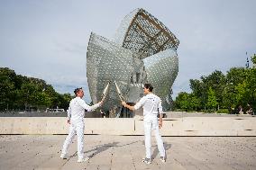 Olympic Flame in Paris - Day Two