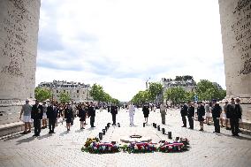 Olympic Flame in Paris - Day Two