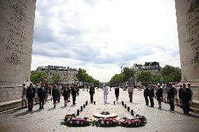 Olympic Flame in Paris - Day Two